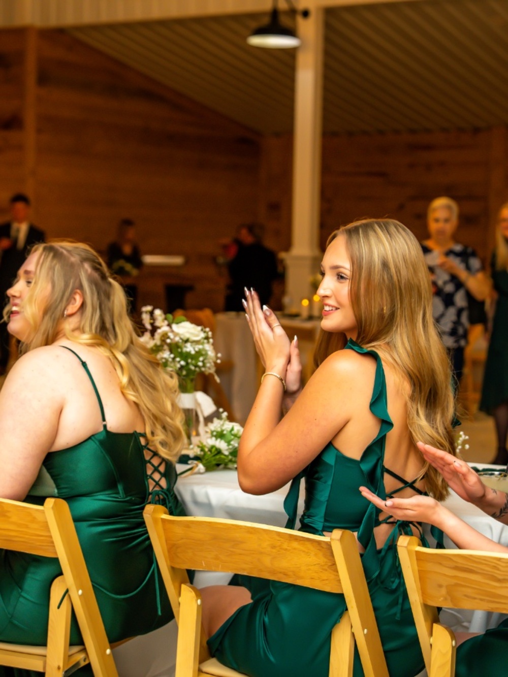 Emerald Green Size 6 Azazie Bridesmaid Dress - Picture 4 of 8